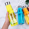 600ml Colorful Fruit Infused Shaker Water Bottle