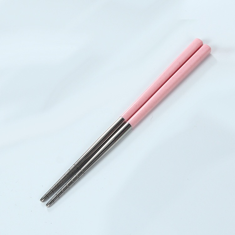 Hot Selling Wheat Straw Stainless Steel Chopsticks