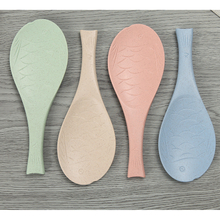 Free Sample Heath Wheat Straw Plastic Baby Rice Spoon
