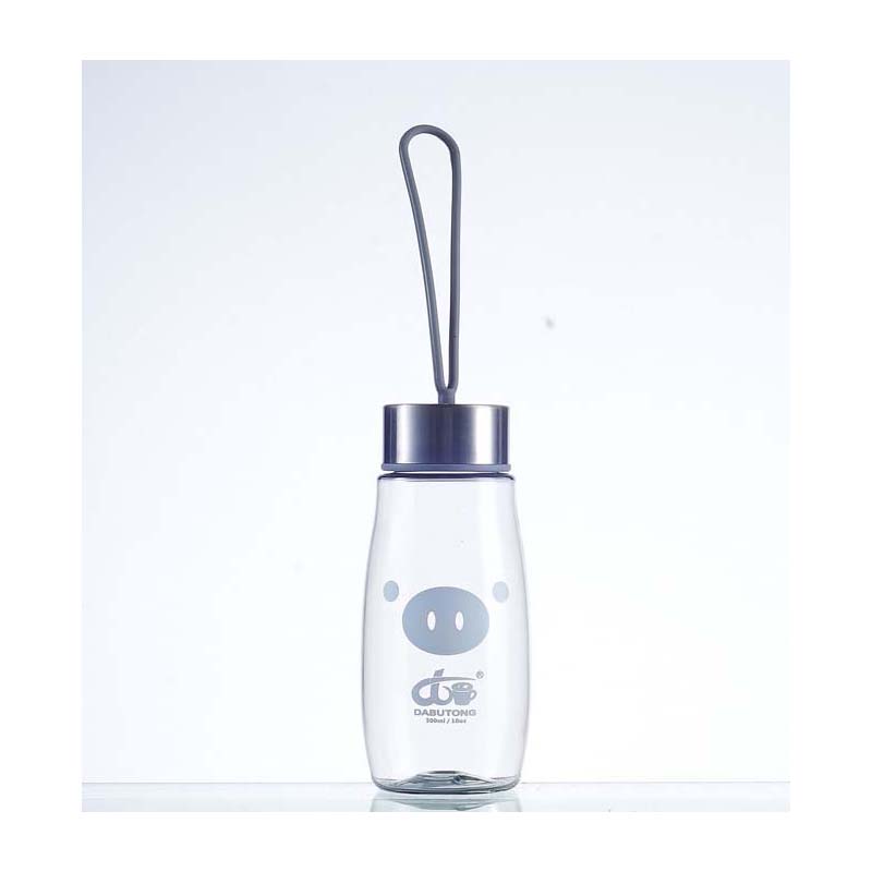 Easy Traveling Cute Portable Plastic Water Bottle