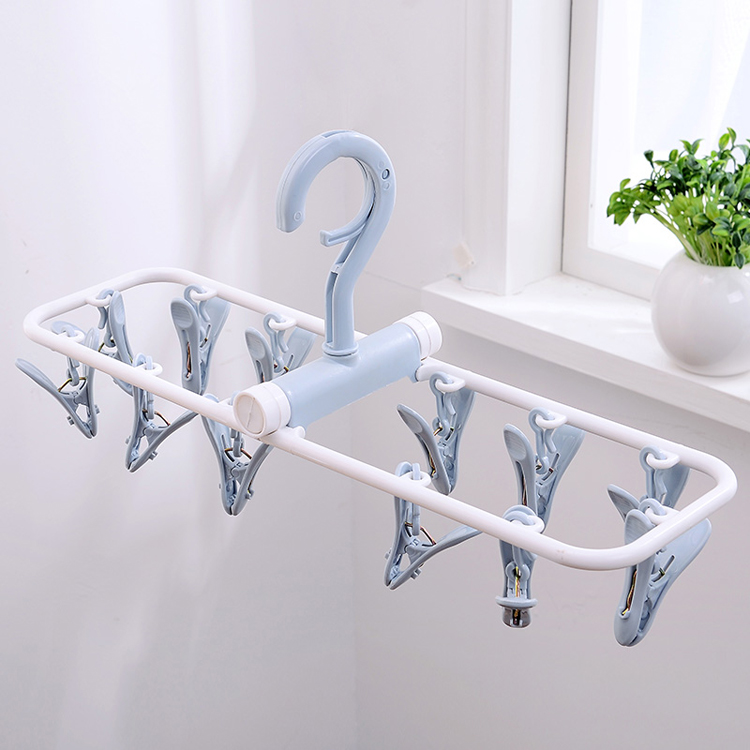 Online China Shop Cost-effective Best Selling Underwear Folding Plastic Hanger For Sock