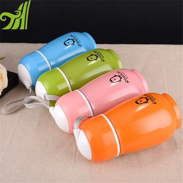 Eco-friendly Kid Baby Cups Cartoon Sports Stainless Steel Bottle