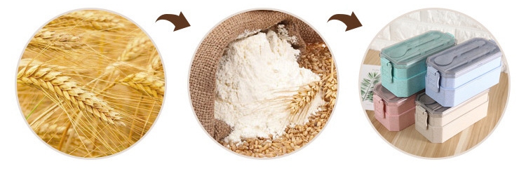 kids Wheat lunch box supplier