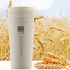 New 300ml Plastic Wheat Straw Whey Protein Dispenser Degradable Shaker My Sport Water Bottle