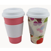 Wholesale Printed Free Sample Creative Custom Degradable Tea Bamboo Coffee Travel Mug