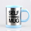 Double Insulated Self Stirring Mug Electric Lazy Automatic Mixing Stainless Steel Travel Coffee Mug