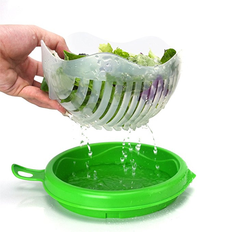 Salad chopper bowl
