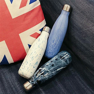 Color Box Printing 17OZ Double Waa Stainless Steel Water Bottle, Vacuum Bottle Thermos