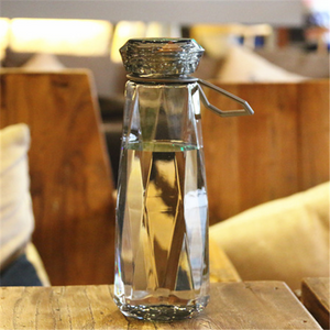 Plastic Water Bottle, Special Diamond style BPA FREE Water Bottle, Leak Free sports water bottles
