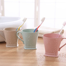 300ml Plastic Wheat straw Cup for Toothbrush and Toothpaste