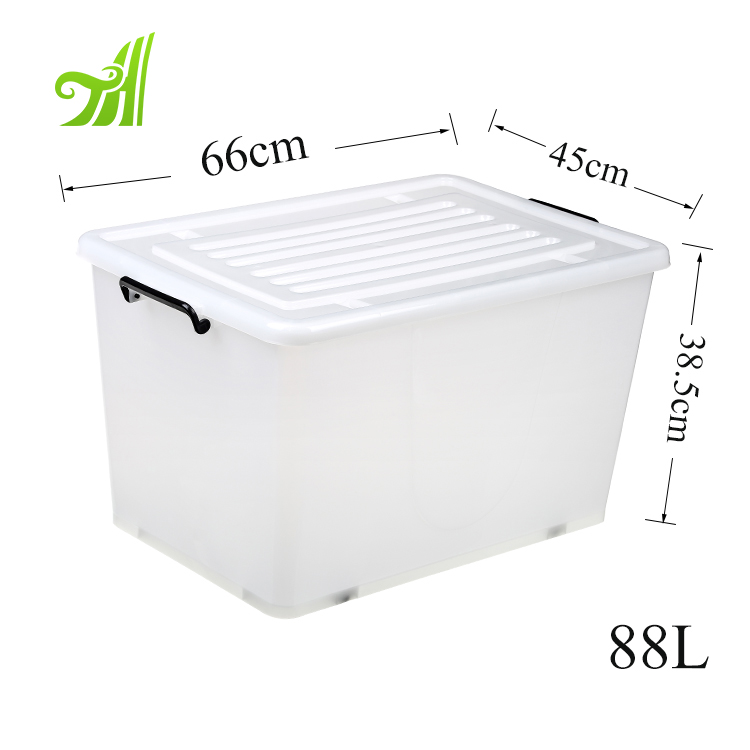88L Factory Customized High Quality Plastic Storage Box