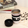 FDA Certification Free Sample Stainless Steel Coffee Mug, Camera Lens Coffee Mug