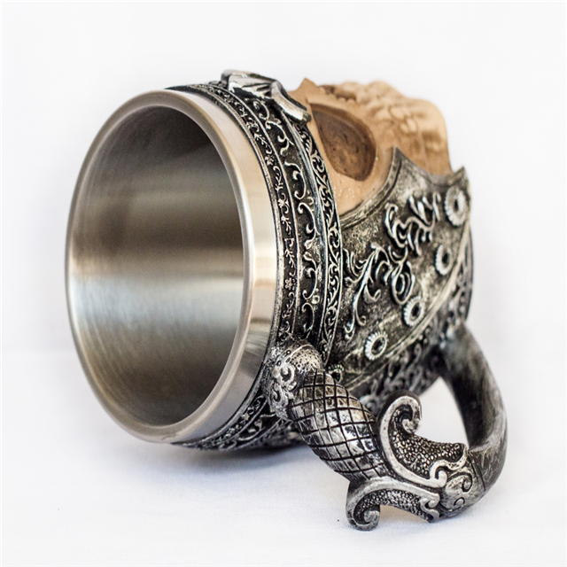Metal Custom Design 3D Mug , Stainless Steel Coffee Mug For Office/Household