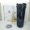 350ml Plastic Cup Double Wall with Paper Insert Cup