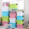2018 New Wholesale Promotional High Quality Plastic Storage Box With Lid Clothes Plastic Storage Box