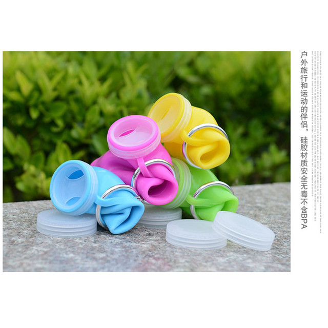 Cheap Good Quality Unique Design 500ml Foldable Water Bottle, Folding Water Bottle