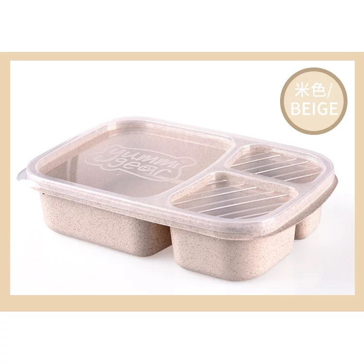 Disposable Biodegradable Rice Husk Tableware Bamboo Dinnerware Set