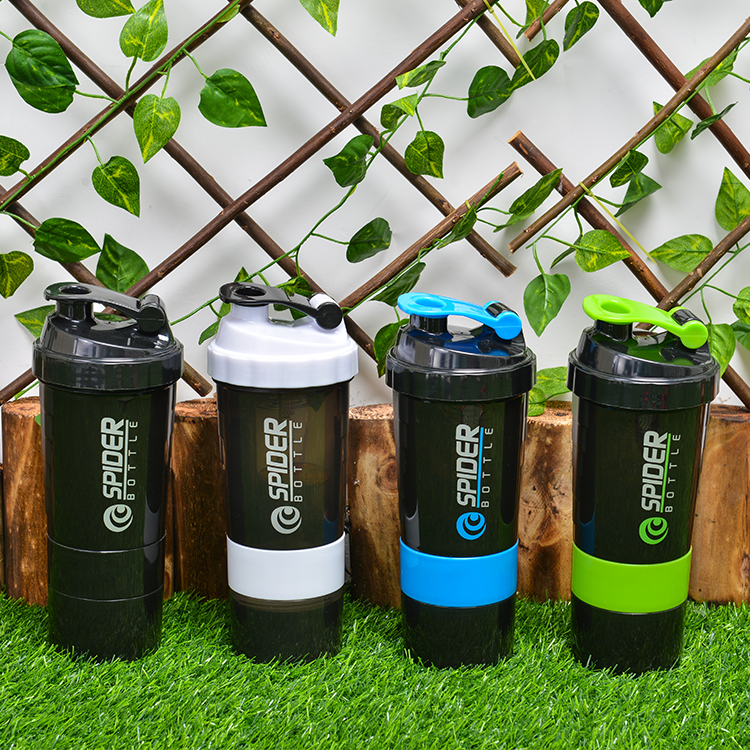  High Quality Unbreakable Sports Protein Shaker Water Bottle