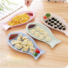 Fish Shaped Cheap Charger Dumpling Plastic Dinner Plate