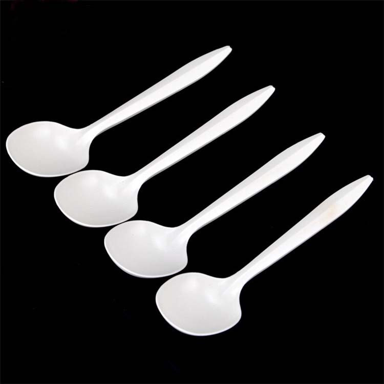 Disposable Degradable Corn Plastic Baby Coffee Spoon