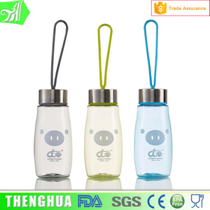 Easy Traveling Cute Portable Plastic Water Bottle