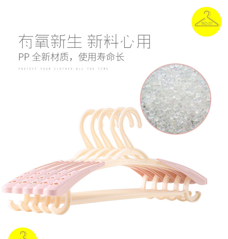 Wholesale Multifunctional Elastic Plastic Hanger Rack