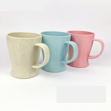 Biodegradable Unbreakable Wheat Straw Water Cup Tumblers for Coffee, Tea, Water, Milk, Juice 