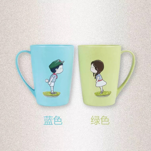 Amazon Best Seller Korean Style Eco-Friendly Wheat Straw Cup/Family Toothbrush Holder