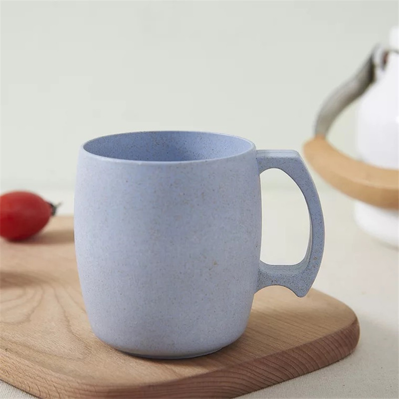 Hot Biodegradable Wheat Straw Japanese Milk Tea Cup