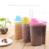 2.5L Kitchenware Seal Food Plastic Storage Box Grain Cases With Measure Scale