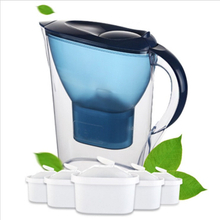 2.5L household water purifier bottle with carbon filter with handle travel mug