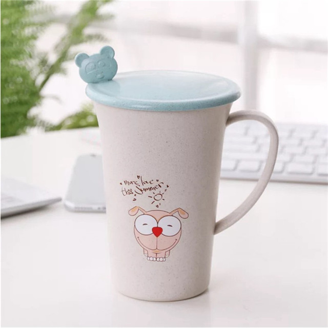 Standard Match Wheat Straw Eco - Friendly White Mug