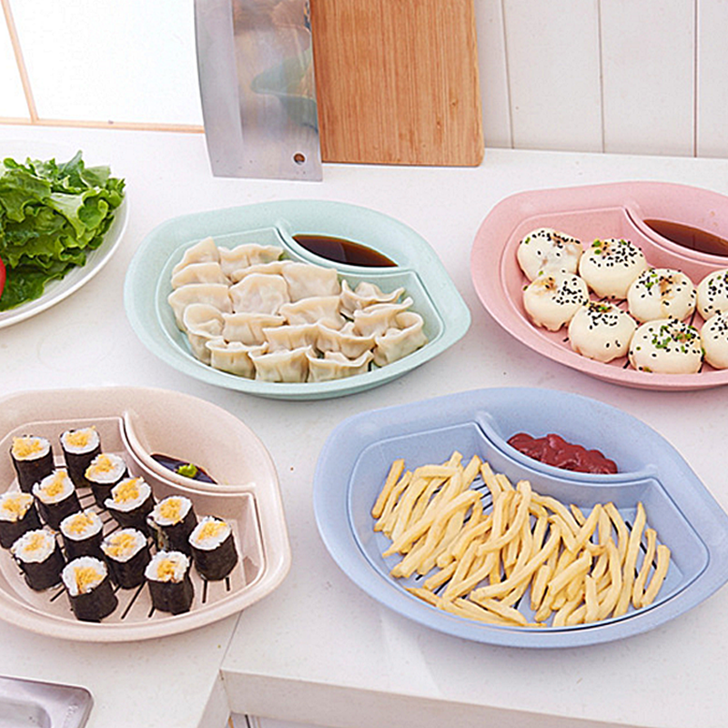 Professional Made Biodegradable Plastic Baby Dumpling Dinner Plate