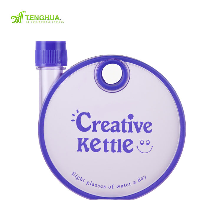 350ml Fashion Promotional Gift Round Mini Water Bottle With Custom Logo