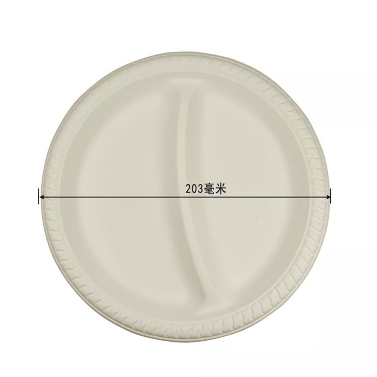 Disposable Plate Wholesale Biodegradable Corn Starch Dinner Plate 