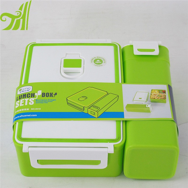 New Product Eco Friendly Plastic Lunch Box With Water Bottle