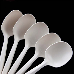 Disposable Degradable Corn Plastic Baby Coffee Spoon