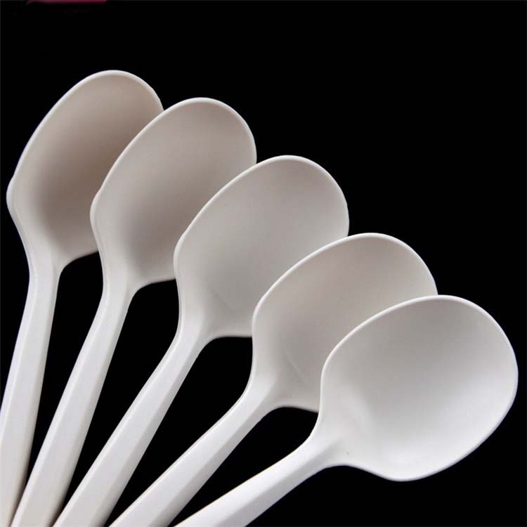 Disposable Degradable Corn Plastic Baby Coffee Spoon
