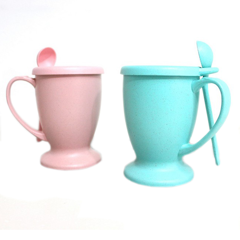 Wholesale Eco-friendly Wheat Straw Color Mini Plastic Food Cup
