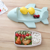 New Design Bamboo Airplane-shaped Biodegradable Lunch Box For Kids