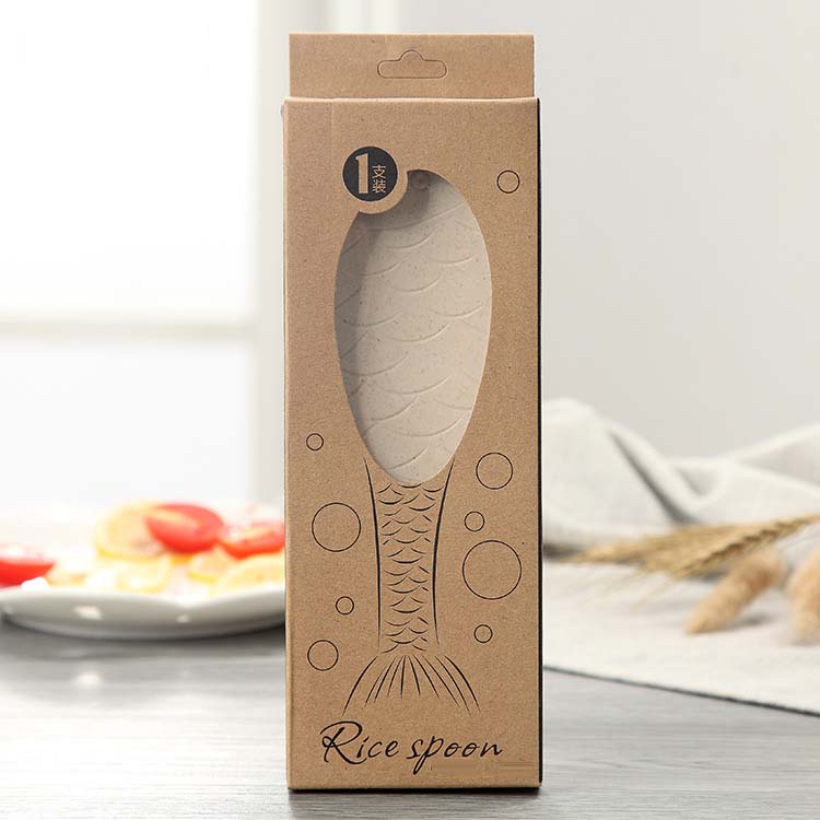 Free Sample Heath Wheat Straw Plastic Baby Rice Spoon