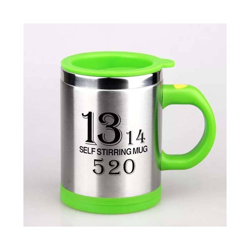 Battery Powered Automatic Mixing Coffee Cup Stainless Steel Holder
