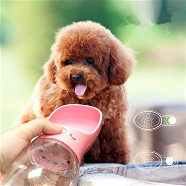 350ML Dog Travel Water Bottle, Portable Dog Water Bottle, Dog Water Bottle For Outdoor