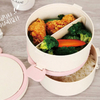 Popular 4 Layers Available Food Container, Plastic Round Lunch Box Eating on The Go