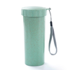 Eco Friendly Reusable Straw Wheat Water Bottle Coffee And Tea Bottle Wholesale 400ml