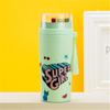 Creative Design Double Wall Glass Bottle For Kids, School Water Bottle Wholesaler