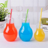 Bulb Shaped 300ml Plastic Bottle For Juice