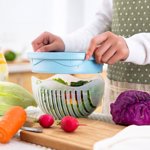 2018 New 60 Seconds Salad Cutter Bowl Quick Salad Maker Chopper Kitchen Tool
