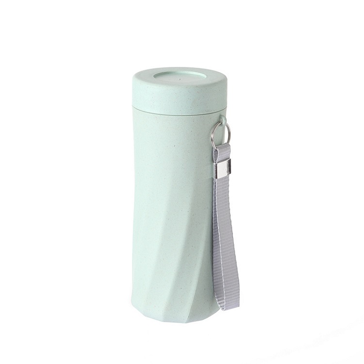 Hot Sale 450ml Portable Biodegradable Natural Bamboo Fiber Water Bottle