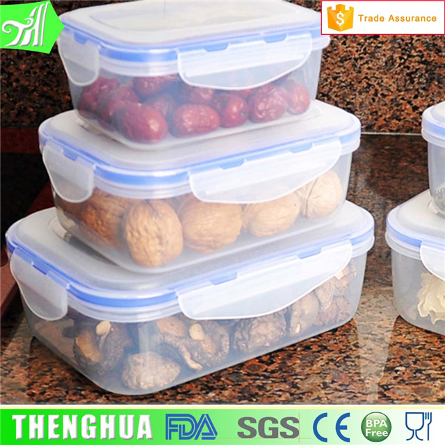 China supplier pp material 4 compartment lunch box,food storage